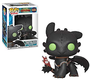Funko Pop! Vinyl: How to Train Your Dragon 3: Toothless - Vinyl-Sammelfigur - Geschenkidee - Offizielle Handelswaren - Spielzeug Für Kinder und Erwachsene - Movies Fans - Modellfigur Für Sammler