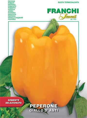 Semi Peperone Giallo D'asti Franchi Sementi 1,5g