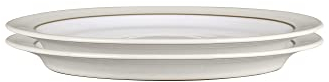 Denby Natural Canvas Dinner Plate Set of 2, White