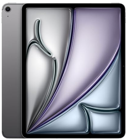 2024 Apple iPad Air (13-inch, Wi-Fi + Cellular, 128GB) - Space Gray (Renewed)