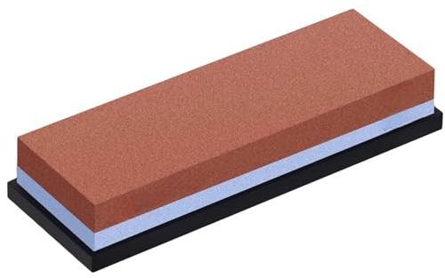 Pietra Affila Lame Doppia Grana 120-240 per Affilare Coltelli, Forbici, Pietra per Affilare, coltelli, bifacciale, grana 120/240, Pietra per Affilare 807-B