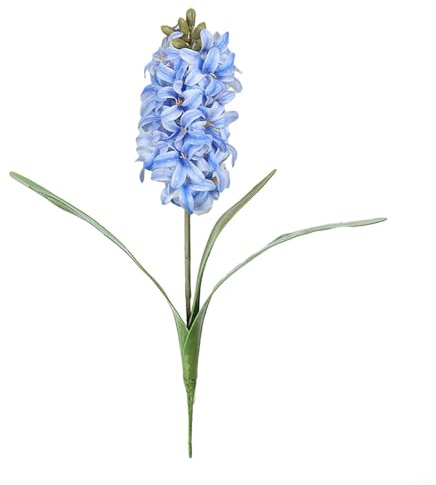 Konstnärlig konstgjord hyacint violett blomma för hem- och trädgårdsdekorationer (blå)
