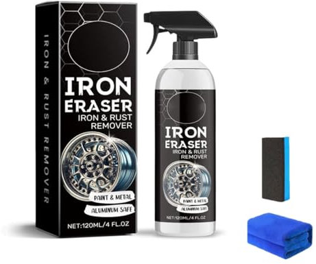 Spray Detergente Antiruggine Per Auto, Professionale Per Rimuovere La Ruggine Da Auto, Utensili E Metalli Domestici, Rimozione Del Ferro In 3 Minuti. (1PCS)