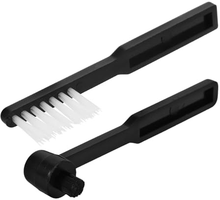 HEALEEP Set 2 Spazzole la Pulizia Giradischi, Detergente per Vinili Riutilizzabile Setole Antistatiche, Portatile e Compatto per Dischi in Vinile e Puntine, Rimozione Sicura