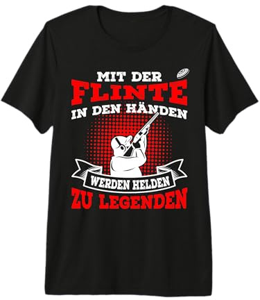 Tontaubenschießen Tontauben Sportschützen Geschenk Premium T-Shirt