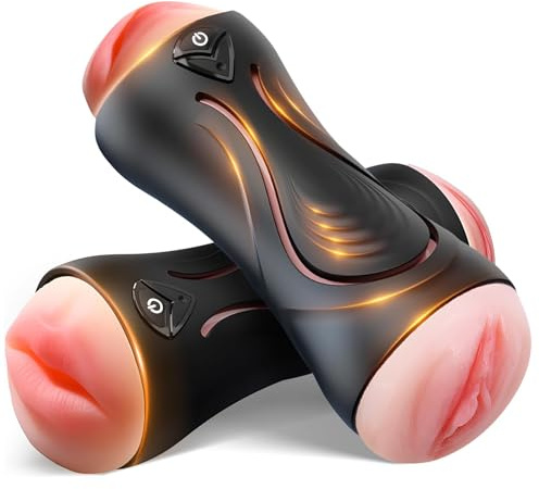 Smart Wellnessenhet för Män med Bluetooth APP-kontroll, 3D Ergonomisk Komfortstruktur, 10 Massagelägen, Mjuk Silikon, USB-Uppladdningsbar, Handsfree Sugkoppsdesign och Vattentät
