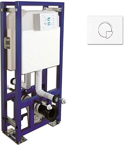 Vorwandelement Unterputz WC Doppelanschluss Dopplespülung Spülkasten freistehendes Montageelement Unterputzspülkasten Hängewand