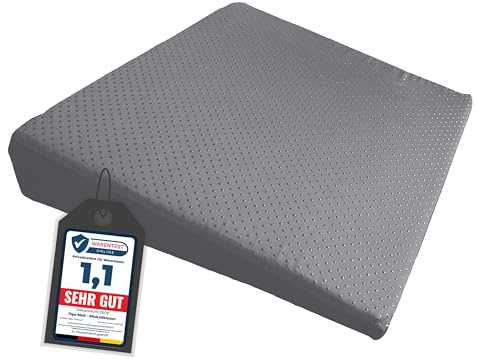 Tiga-Med Coussin d'assise | Antidérapant de qualité supérieure | Extra solide et indéformable | 3 couleurs | Lavable | Coussin de siège de voiture | Rehausseur de siège | Coussin cale No Slip
