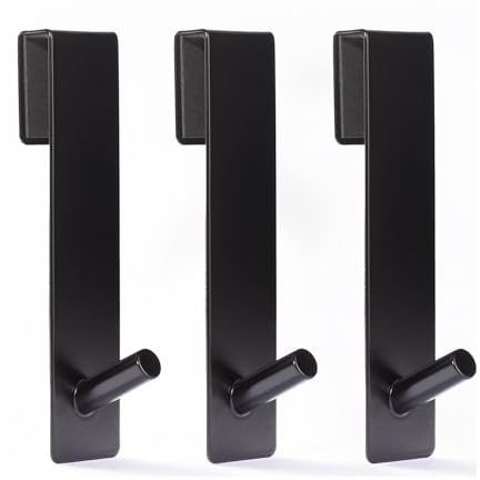 XAQAMY 3 Pièces Crochet Douche, Crochets de Porte de Douche, Crochets Porte Serviette Paroi de Douche Verre, Crochet Serviette Portes Salle de Bain sans Perçage pour Portes de Douche en Verre