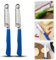 ZoneYan 3-in-1 Schäler und Hobel, Schnellschneidemesser, Kartoffelschäler, Gemüseschäler, Spargelschäler, Edelstahlschäler, Mehrzweckschäler mit abnehmbarer Feder, Obstschneidemesser