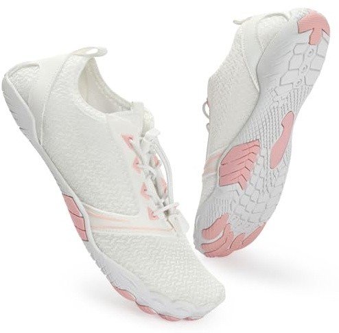 AOOSA Chaussure Aquatique Femme, Chaussures de Plage à Séchage Rapide, Chaussure d'eau Léger Antidérapant Respirant, pour Surf, Plongée, Natation, Voile, Piscine, Kayak