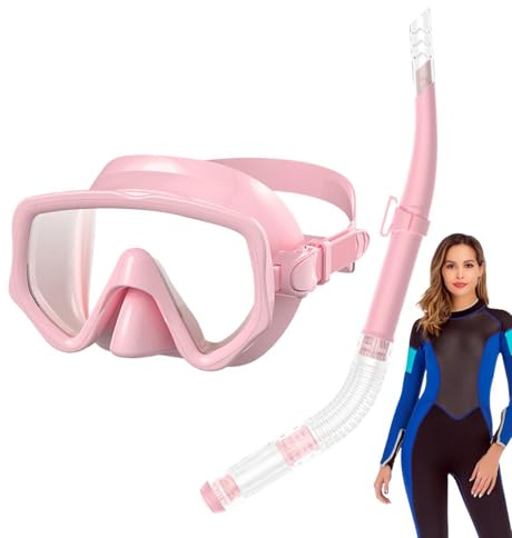 Dyk- och snorklingsutrustning Vuxen undervattens panoramavy med vidvinkel, | Dyksnorkel Panoramiskt ansiktsmask och goggles-set för vuxna, ö-turism, vattensportentusias