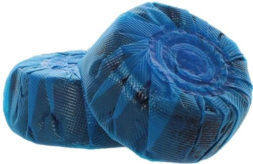Hygiene-shop Top-Select Nicols Lot de 2 cubes de nettoyage anti-calcaire pour réservoir d'eau des toilettes bleue