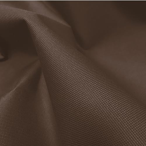 A-Express Tungt tjockt vattentätt tyg 600D canvasmaterial - metervara, brun 5 x meter (500 cm x 150 cm)