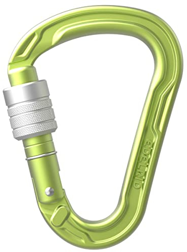 EDELRID Unisex – Erwachsene HMS Strike Screw Carabiner, Oasis, one Size