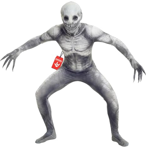 Morphsuits The Rake Costume for Kids, Zalgo Scary Halloween Costume for Boys, Creepy Kids Outfit, Fun Dress-Up, X-Large