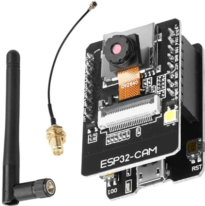 Diymore para ESP32-CAM-MB Placa de Desarrollo Inalámbrica Bluetooth con Módulo de Tarjeta TF de Cámara 2640 (OV Series Lens),Módulo de Cámara para ESP32 con Antena Externa