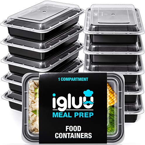 Igluu Meal Prep Boîtes Repas (Lot de 20) 1 Compartiment – 828ml