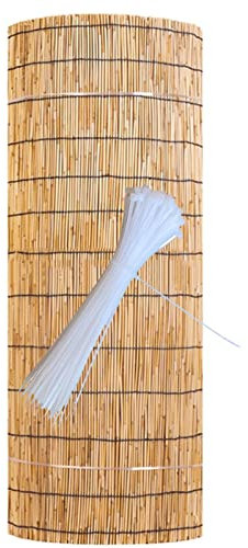 DUTIL Schermo di Protezione per la Privacy del Balcone, Schermo di Recinzione a lamelle, Rotolo di Recinzione del Giardino, Decorazione della Parete di casa (Color : C, Size : 90cmx 1000cm(3ftx33ft))