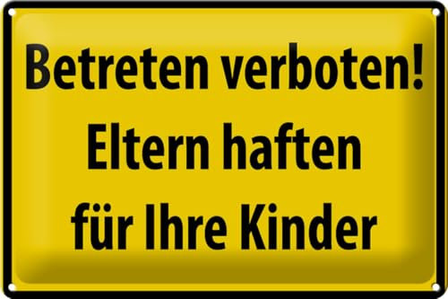 FEMER Blechschild Warnschild 30x20cm Betreten Verboten