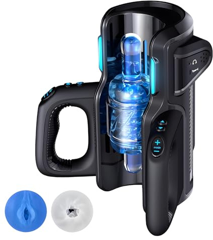 Masturbateur Électrique Pour Homme, Masturbateur Pour Hommes, Double Poignée, Masturbateur De Poche Pour Pénis Et Chatte Jouets Sexuels Pour Homme