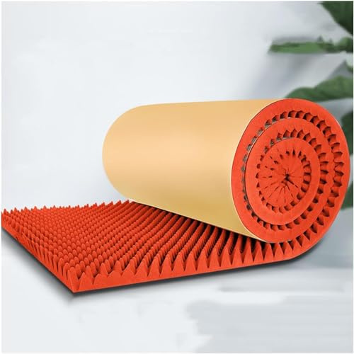 ELzEy 5m/Roll Noise Insulation Soundproofing Foam, 3cm Thick Self-Adhesive Egg Type Flame Retardant Acoustic Foam Panel For Studios Office Home 5m