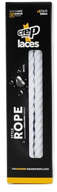 Crep Protect Rope Lacci - Lacci impermeabili e resistenti alle macchie per sneakers e boots - Compatibili con Dunk, Air Force, Jordan, Timberland - 1 Paio
