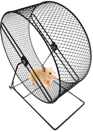 Hamsterhjul - tyst hamsterhjul | tyst träningshjul för små djur, hamstrar marschhjul, möss, sherbos, husdjurskoj, F-leksak