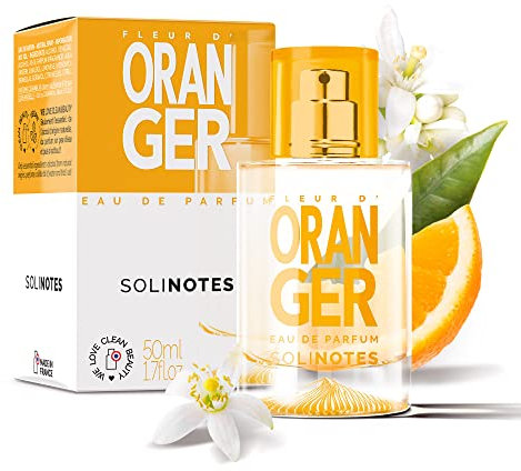 Parfum Femme SOLINOTES Fleur d'Oranger - Eau De Parfum | Fragrance Florale et Apaisante - Cadeau Parfait pour Elle - 50 ml