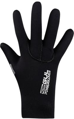 Gul Junior 3mm Power Glove - Black - Thermal Warm Heat Layer Layers Lightweight - Unisex - BLINDSTITCHED: Seam