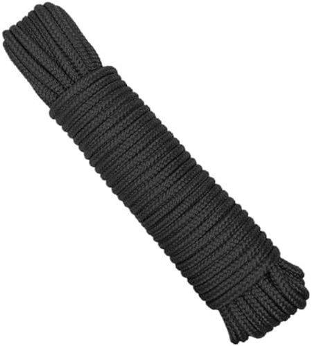 A10 Equipment Paracorde Longueur 15 m - Ø 5 mm Expédition Noir