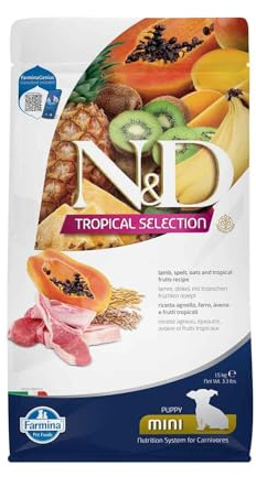 FARMINA ND Dog Puppy Tropical Selection Mini Agneau 1,5 kg