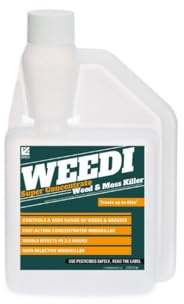 Weedi Super Concentrate Weed & Moss Killer | Glyphosate Free | Home Gardener | Herbicide | Artificial Grass | Pelargonic Acid | Biodegradable | Weeds (up to 62m2 coverage)