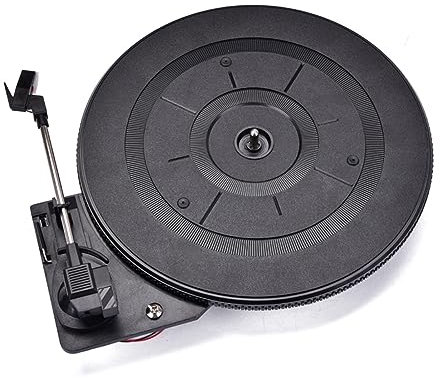 Uonlytech Platine Vinyle Portable 28 Cm Préampli pour Accessoires Audio/vidéo Construction en Plastique Robuste