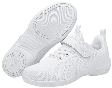 Viaoragiosa Damen Cheerleading Schuhe,Cheerleading Schuhe MäDchen,Cheerleader Schuhe Kid,Leichte Cheerleading-Schuhe,Atmungsaktiv Rutschfestigkeit,FüR Cheerleading,WettkäMpfe,Gymnastik