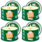KERCAMKEL Candele alla citronella per esterni, confezione da 4 candele alla citronella per interni, durata di combustione di 120 ore, candele alla citronella da giardino, candele in cera di soia