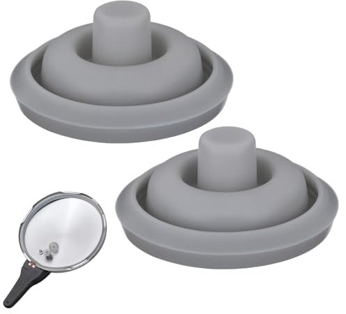NHQZ 2 Pezzi Guarnizione pentola a pressione, Pentola a pressione, Guarnizione per Indicatore di Pressione, Tappo in silicone per accessori per fornelli a pressione