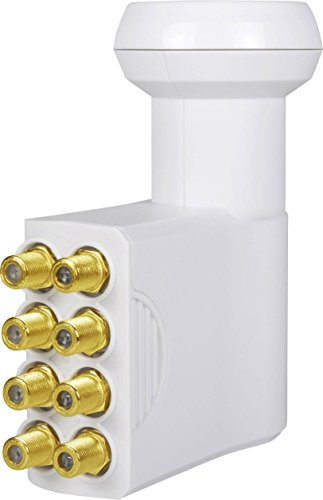 Megasat 0401088 convertisseur abaisseur de fréquence Low Noise Block (LNB) 10,7-12,75 GHz Blanc