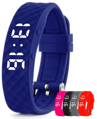 TabTime Vibrationswecker Armband, Vibrationsalarm Erinnerung Uhr - mit bis zu 10 Täglichen Alarmen, Trinkerinnerung Alarm Medikamenten Wecker für Kinder und Erwachsene​