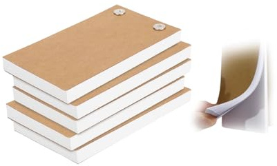 Lot De 5 Flipbooks Vierges, Flip Book Kit, Papier Vierge Avec Trous, Kit De Livres à Rabat, Petit Carnet De Croquis, Flipbook Vierge Pour L'animation, les Croquis Et la Création De Dessi