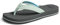 REEF Cushion Breeze Damen-Flip-Flop, ultraweiches gepolstertes Fußbett, Fußgewölbeunterstützung, Grau/Mint, 10