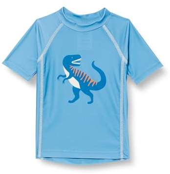 Playshoes Camiseta de baño unisex para niños con protección UV, Dino Azul, 74-80