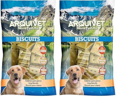 Arquivet, Biscuits, Biscuits pour Chiens, Sandwich Rectangle, 200 g (Lot de 2)