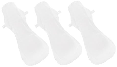 Healeved 3stücke Wiederverwendbare Menstruationsbinde Aus Baumwolle Waschbares Damenbinde-tuch Wiederverwendbare Sanitärbinde Für Frauen Menstruationstuch Mit Starker Saugfähigkeit Und