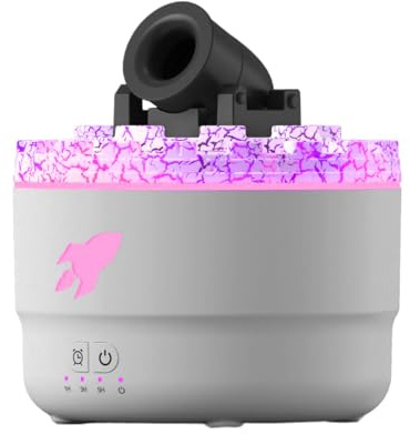 Diffusori Ambientali Per La Casa, Diffusore D'aria Per Camera Da - Vaporizzatore di Fragranze per Stanze Tipo Torretta | Umidificatore Fendinebbia Fuoco, Umidificatore Diffusore D'Aria con Lu