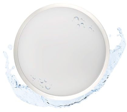 B·LED BARCELONA LED - Plafón LED con sensor de movimiento estanco - CCT - Potencia ajustable 12W-16W - Ø30cm - IP65