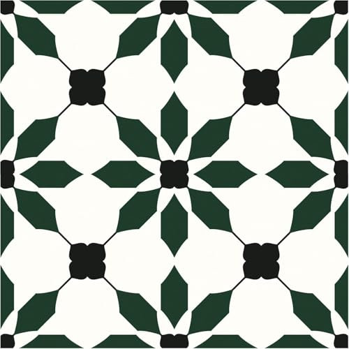 MORCART 20 Stück Fliesenaufkleber Klebefliesen - 20cm x 20 cm, Vinyl-Bodenbelag, Wasserdicht Abziehbare und Selbstklebende Bodenfliesen, DIY für Küche, Badezimmer, Boden, Wand