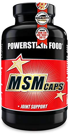 MSM CAPS | HOCHDOSIERT | MSM Gelenk-Produkt mit der höchsten Dosierung an reinem Methylsulfonylmethan + Vitamin C | 1600mg reines MSM pro Tagesdosis | Vegan | 120 Kapseln | MADE IN GERMANY