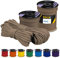 EDCX 4 mm Poli Paracord 550 (15, 30, 50, 100 y 300 m) - Tipo III, Cuerda 100% Nailon, Cuerda de 7 hebras, Cuerda de Nailon de 4 mm (Caramel, 15 m)