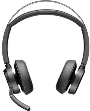 POLY HP Voyager Focus 2 Headset On-Ear Bluetooth kabellos kabelgebunden aktive Rauschunterdrückung USB-A Schwarz